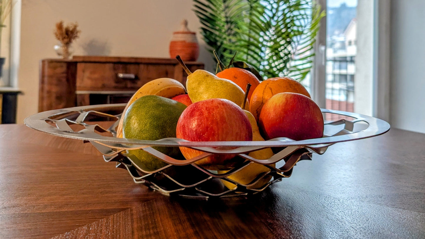 Plat décoratif corbeille de fruits