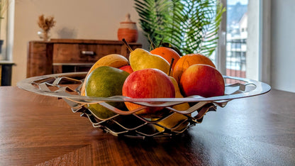 Plat décoratif corbeille de fruits